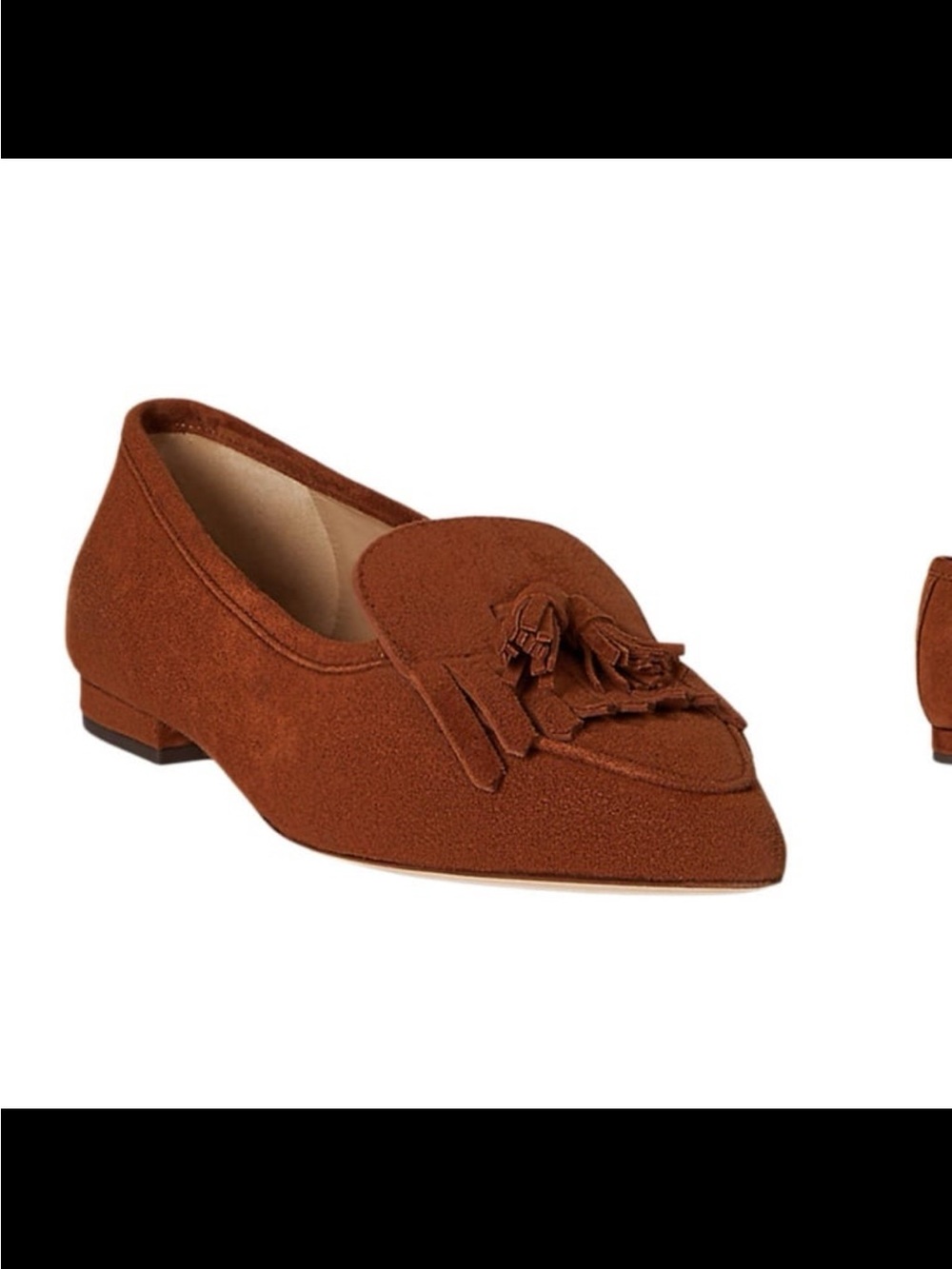 NWB Lauren Ralph Lauren women’s londyn suede kiltie ballet flats brown size 9.5